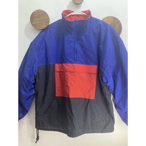 VTG 90's GAP GP Tech Color Block Anorak Jacket L Half-zip Gorpcore Winter Warmth